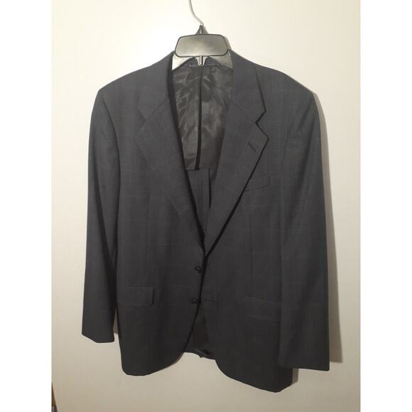 Hickey Freeman Sport Coat Men’s 40R Blue 100% Wool 2-Button - Boardroom Style